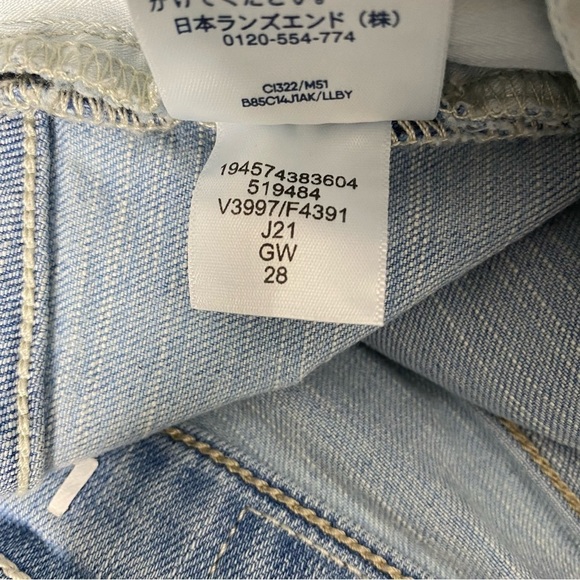 Lands' End Light Wash Wide Leg Jeans - Picture 11 of 11